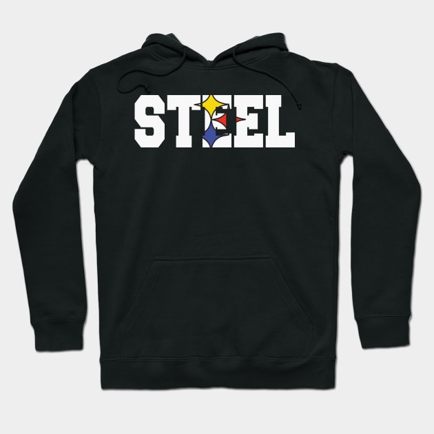 Steel Pittsburgh Football Hoodie by markz66